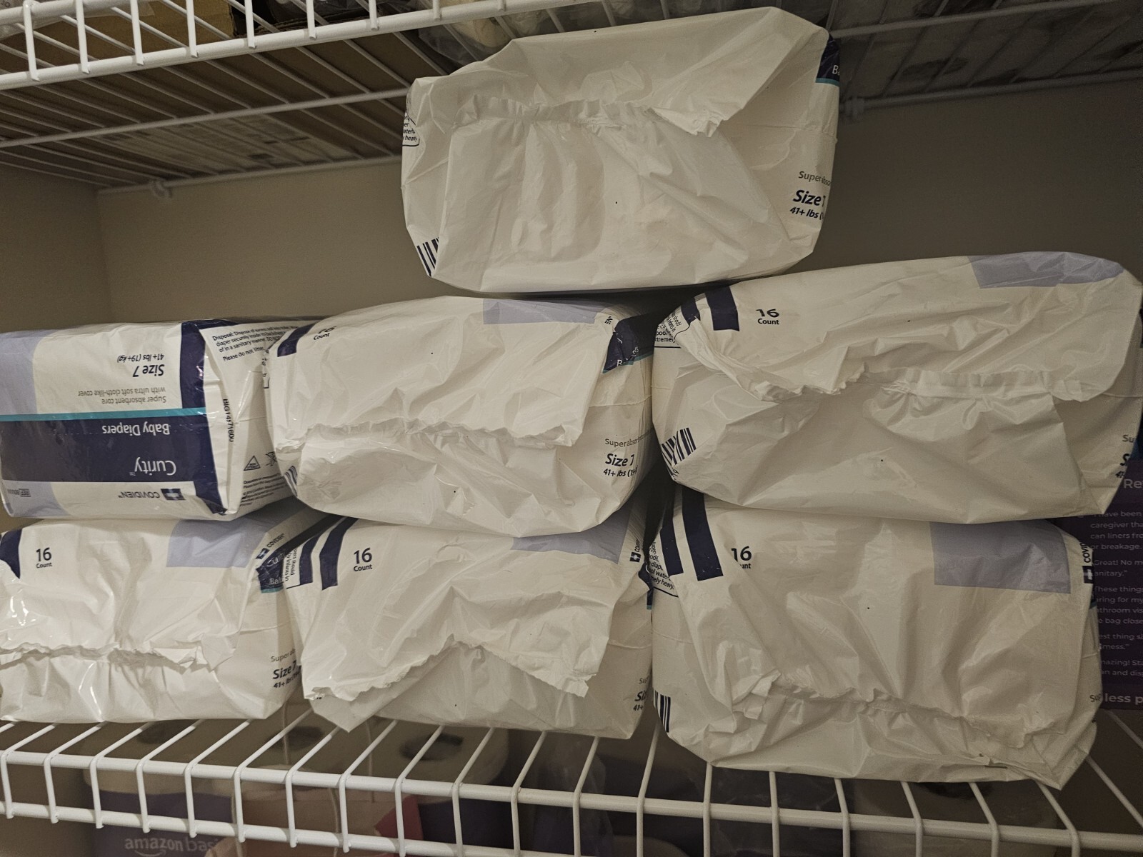 Coviden Curity Size 7 Baby Diapers eBay