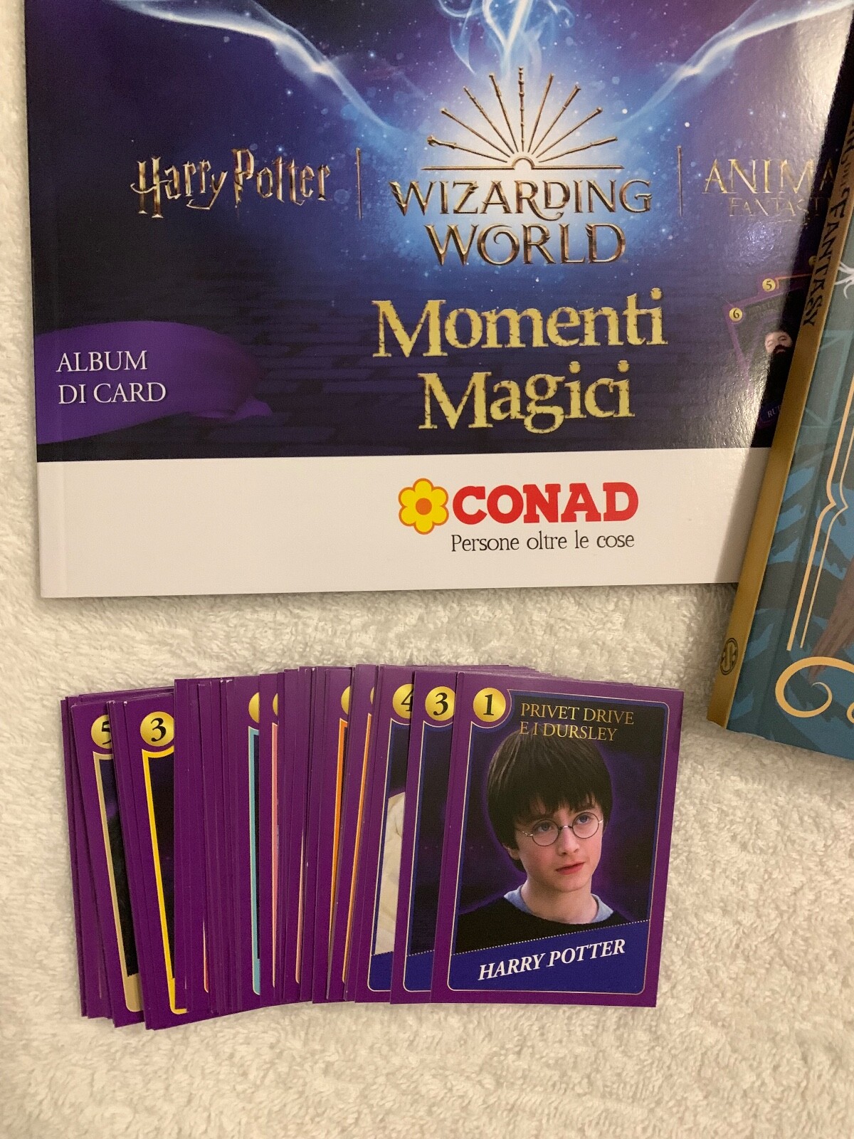 Album completo Harry Potter Conad 2024 con Grelly België