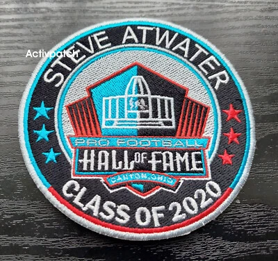 PATCHKING MADE IN GERMANY Class of 2020 Pro Football HOF Hall of Fame Steve Atwater logo patch sew on