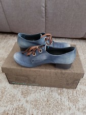 Moma Pumps Gr. S in Blau "Ölgewaschen" 