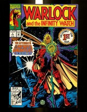 WARLOCK AND THE INFINITY WATCH 1 (9.6) 1ST TEAM UP MARVEL (b022)