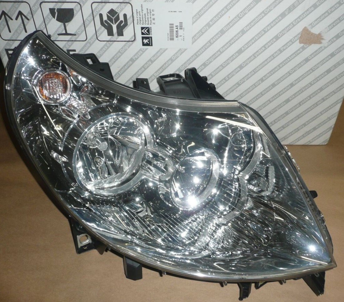 Phare gauche avec moteur pour réparer le bloc optique cassé de Ducato Boxer Jumper