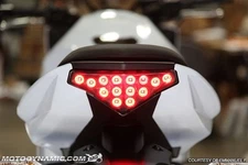 fit 12-16 Kawasaki Ninja 650 ER-6n SEQUENTIAL Turn Signal LED Tail Light Smoke