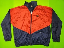 Vintage 90's Nike Color Block Hooded Windbreaker Jacket Full Zip Size XL 