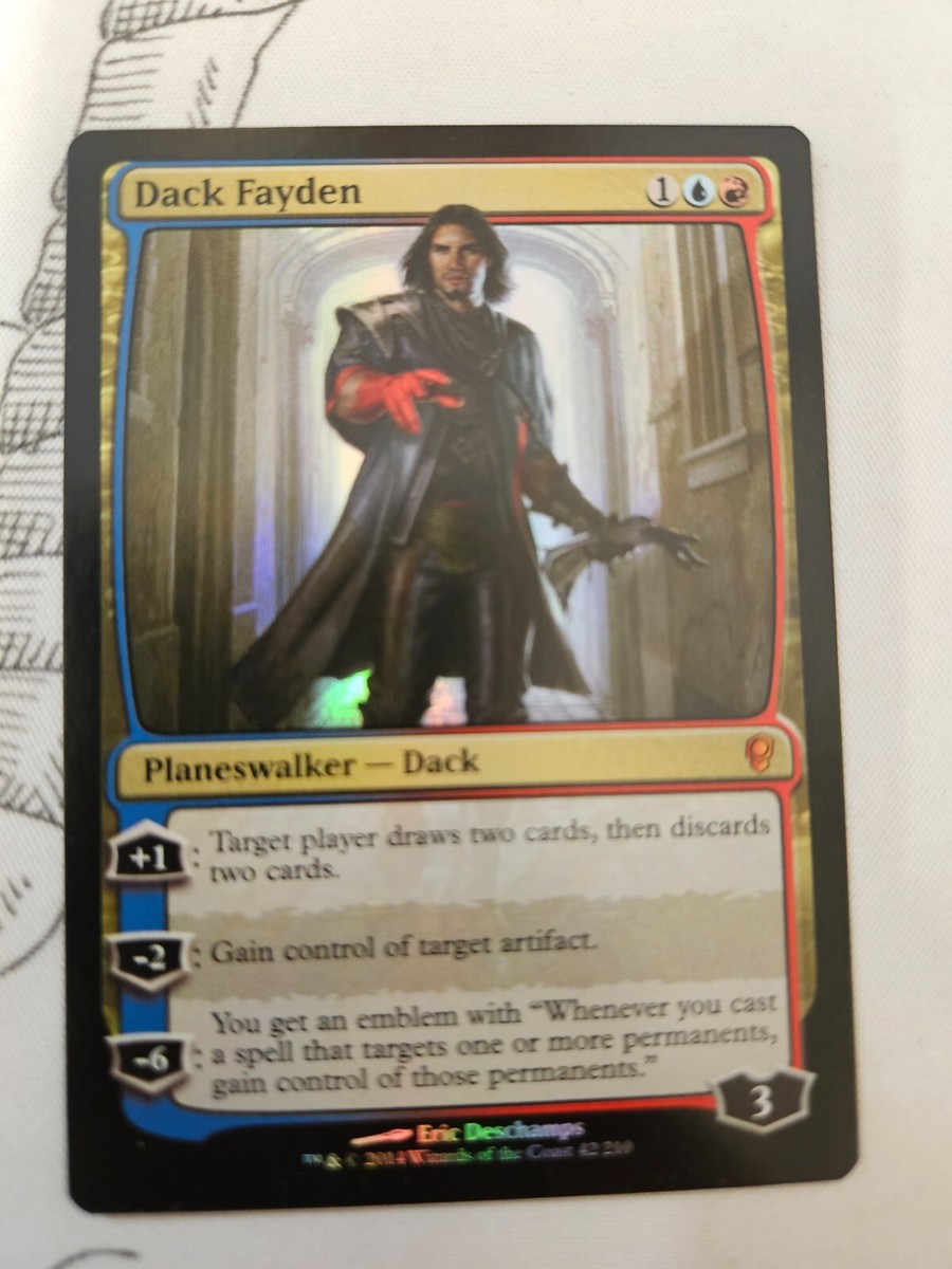 MTG - Dack Fayden - Conspiracy - Foil English VLP to NM Magic