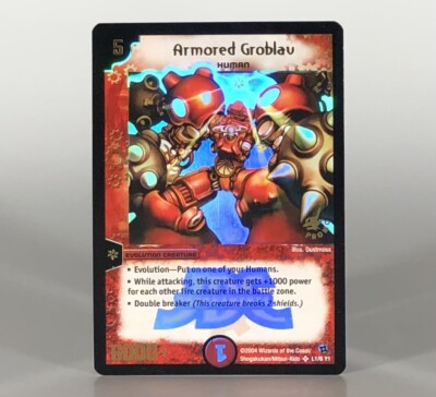 Duel Masters Armored Groblav L1/6 Y1 Promo - Holo Foil Unplayed | eBay