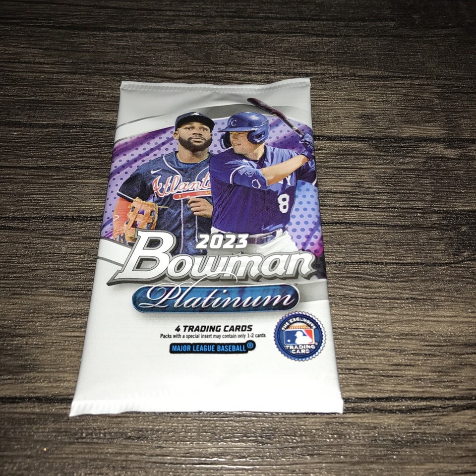 (1) 2023 Bowman Platinum Baseball4 Card PackFactory Sealed eBay