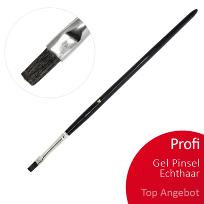 Profi Gel Nageldesign PINSEL Echthaar Gr.4 Nail Modellage Naildesign BESTPREIS