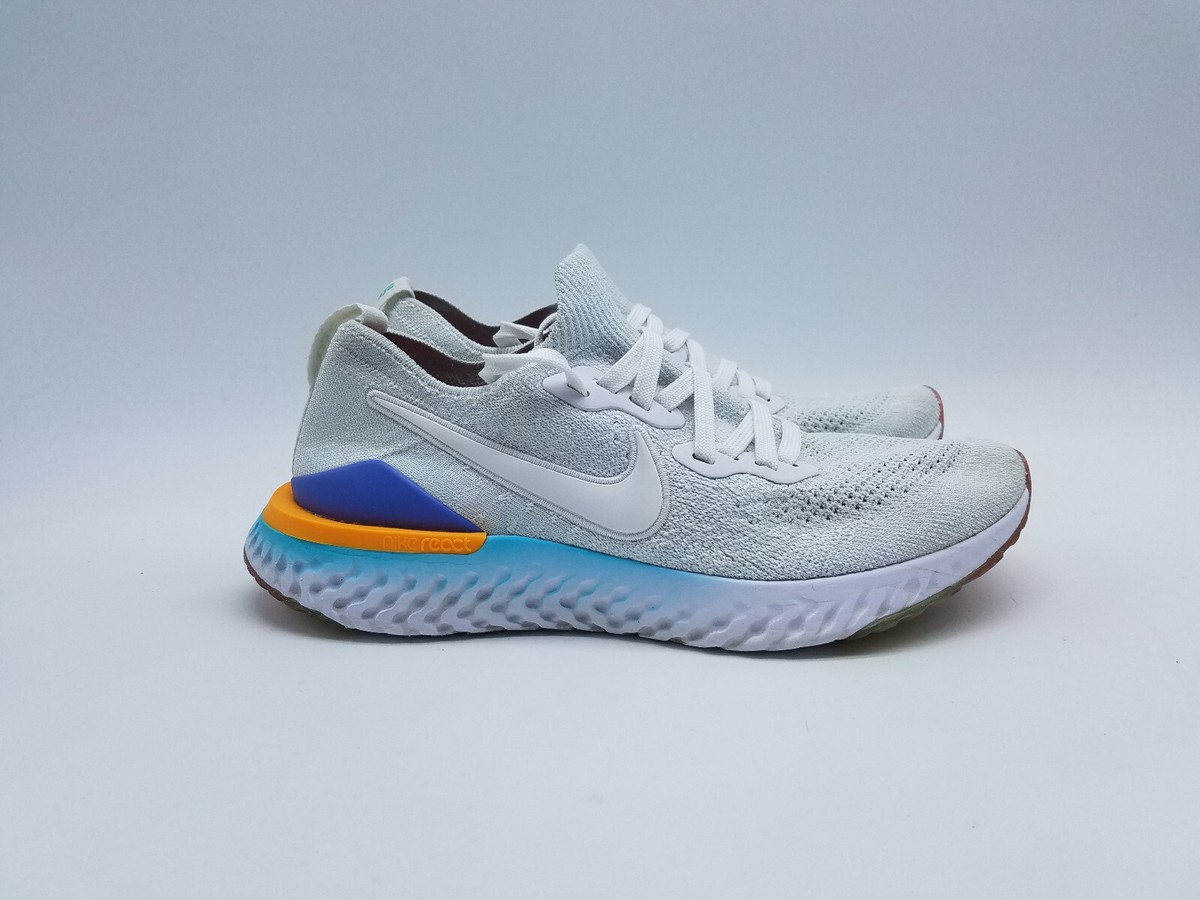 nike epic react flyknit 2 white hyper jade