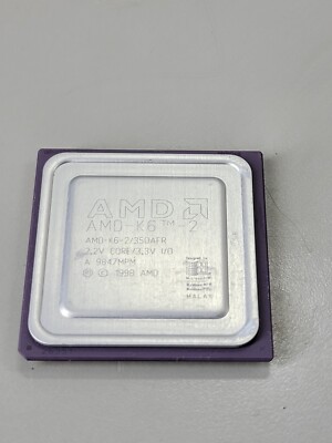 AMD K6-2 350MHz (AMD-K6-2/350AFR) Processor for sale online | eBay