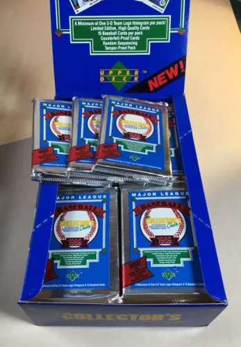 ONE 1989 Upper Deck Low Series Wax Pack '10' Ken Griffey Jr Rookie $3000+