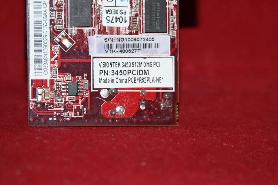 LP VisionTek ATI Radeon HD 3450 512 MB DDR2, PCI Graphics Card. (DMS-59) - Image 4 of 4