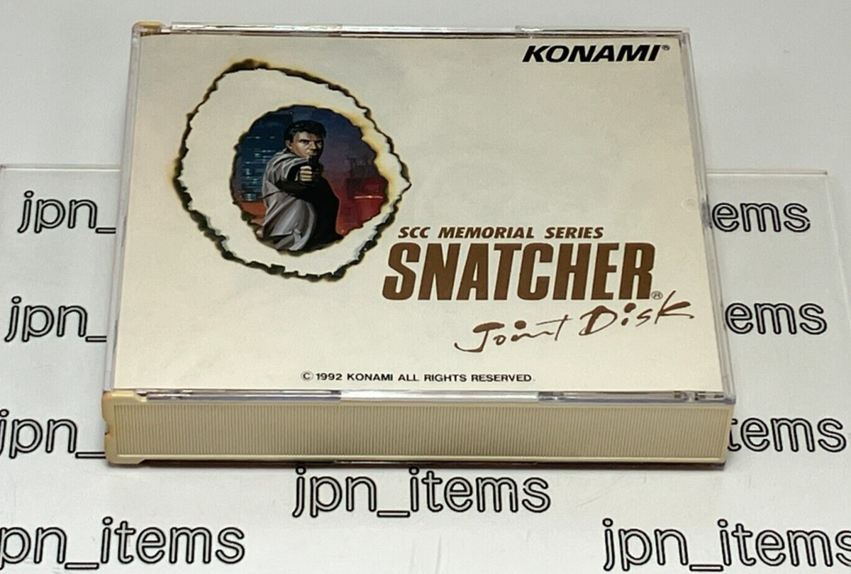 Snatcher Joint Disk Game Soundtrack CD-BOX Konami 1992 Japan | eBay