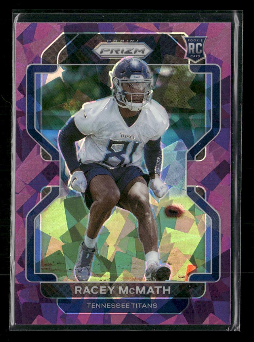 Racey McMath Panini Prizm #409 Purple Ice