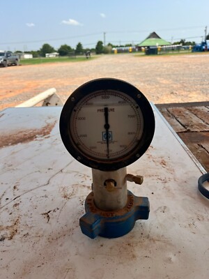 Petroleum Instruments Co. 10000psi Pressure Gauge