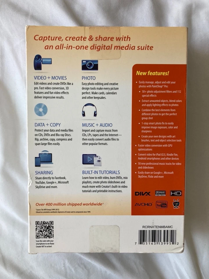 Roxio Creator NXT(Package/Box version) - Image 2 of 2