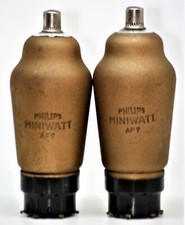 AF7 valvola del pre amplificatore philips TUBE valve röhre WE34 valvole radio x2