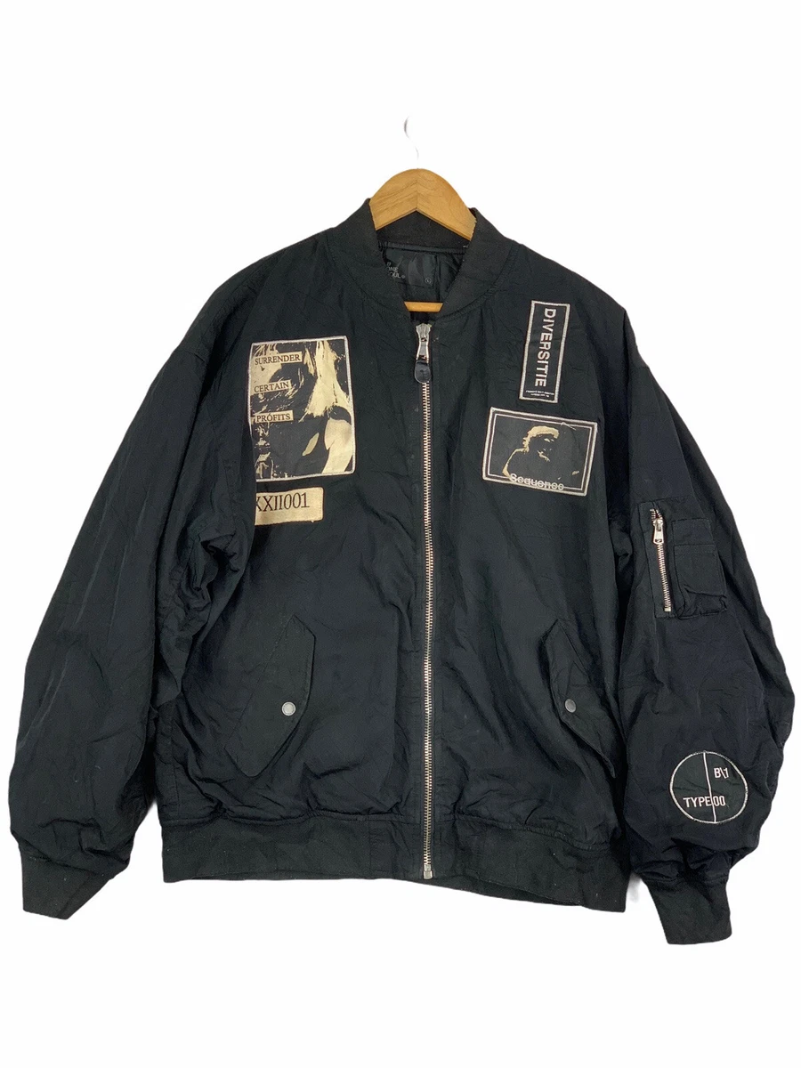 VINTAGE B ONE SOLIDARITY DIVERSITIE BOMBER RAPPER HIP JACKET |