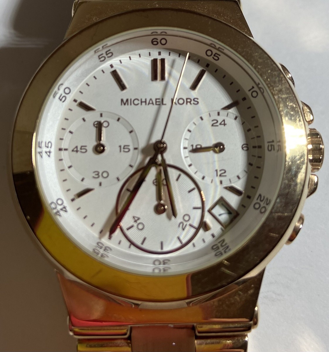 MICHAEL KORS MK-5223 Womens Chronograph Rose Gold Tone All 