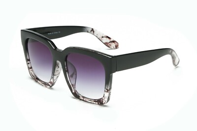 Women Square Sunglasses XXL Large Oversized Gafas Fashion Flat Top Shadz