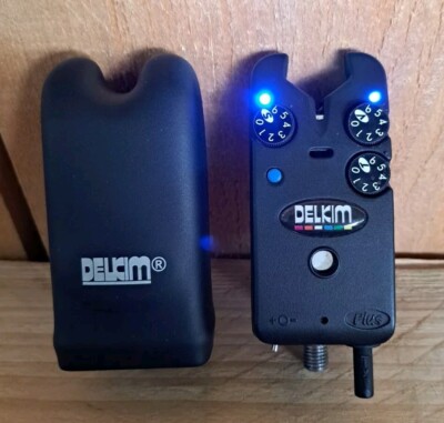 Delkim Tx-i Plus BLUE Radio Controlled Bite Alarm (Electronic Bite Alarm) Carp Eel