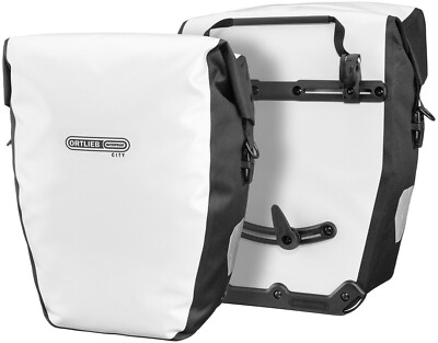 Fahrradtasche 2x Ortlieb Back-Roller Classic City  Weiß 2x 20L
