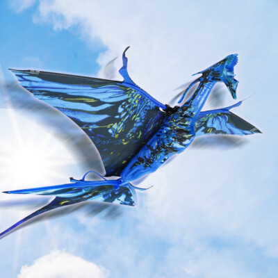 RC Avatar BANSHEE Flying Dragon W/ FLAPPING WINGS  2.4GHZ RTF -BLUE- OPEN BOX-