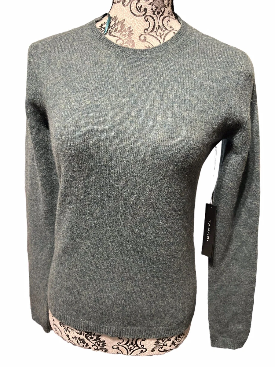 Tahari pure luxe 100 cashmere sweater sale