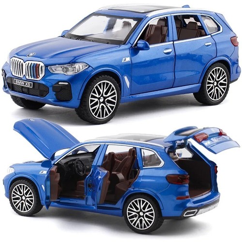 1:32 BMW X5 SUV coche modelo l coche metal - luz y sonido juguete de retirada - Imagen 6 de 6