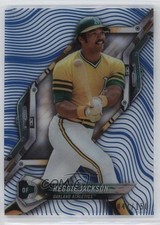 2018 High Tek Pattern 1 Waves/Diagonals Blue Rainbow Foil Reggie Jackson HOF 6ki