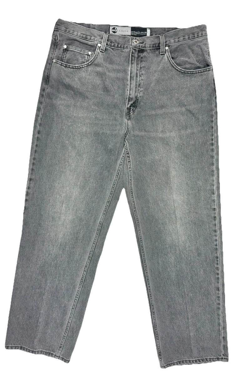 Levi's/SILVERTAB LOOSE グレー W34 L30 Levi's Silvertab Gray Jeans for Men for sale - eBay