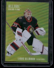 2025-26 Upper Deck Allure #CF-5 Linus Ullmark Color Flow Yellow-Green