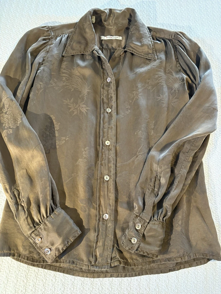 Saint Laurent 100% Silk Vintage Tops for Women for sale | eBay