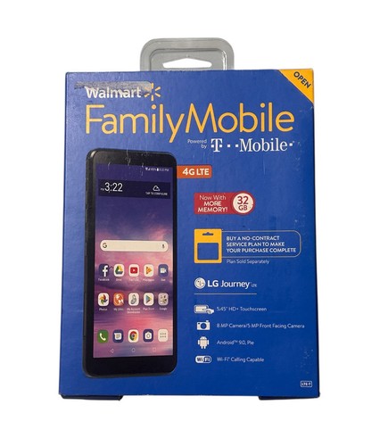 New LG Journey 5.45" 16GB 2GB RAM Black 4G LTE Walmart Family Mobile Android 9 - Picture 2 of 4