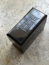 Vintage KEM Coated Plastic Playing Cards Double Deck Bakelite Case