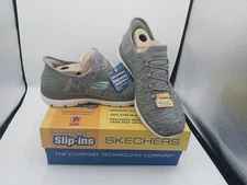 Skechers Summits Dazzling Haze Gray/Multi Women's Slip On Shoes-Sizes 8.5 NWB