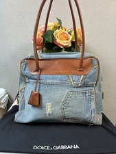 Dolce & Gabbana Denim Patchwork Blue Jean Sho...