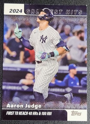 2025 Topps Series 1 - 2024 Greatest Hits Aaron Judge #GH-1