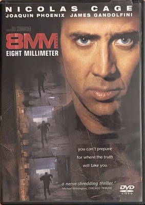 8 mm (DVD, 1999) Nicolas Cage, Joaquin Phoenix, James Gandolfini