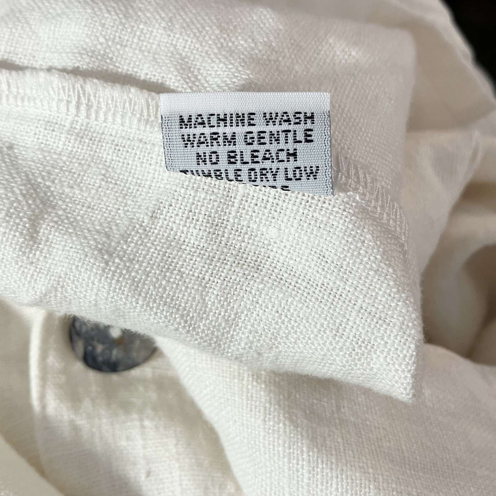 Bryn Walker Boxy Button Down Heavyweight Linen Sh… - image 5