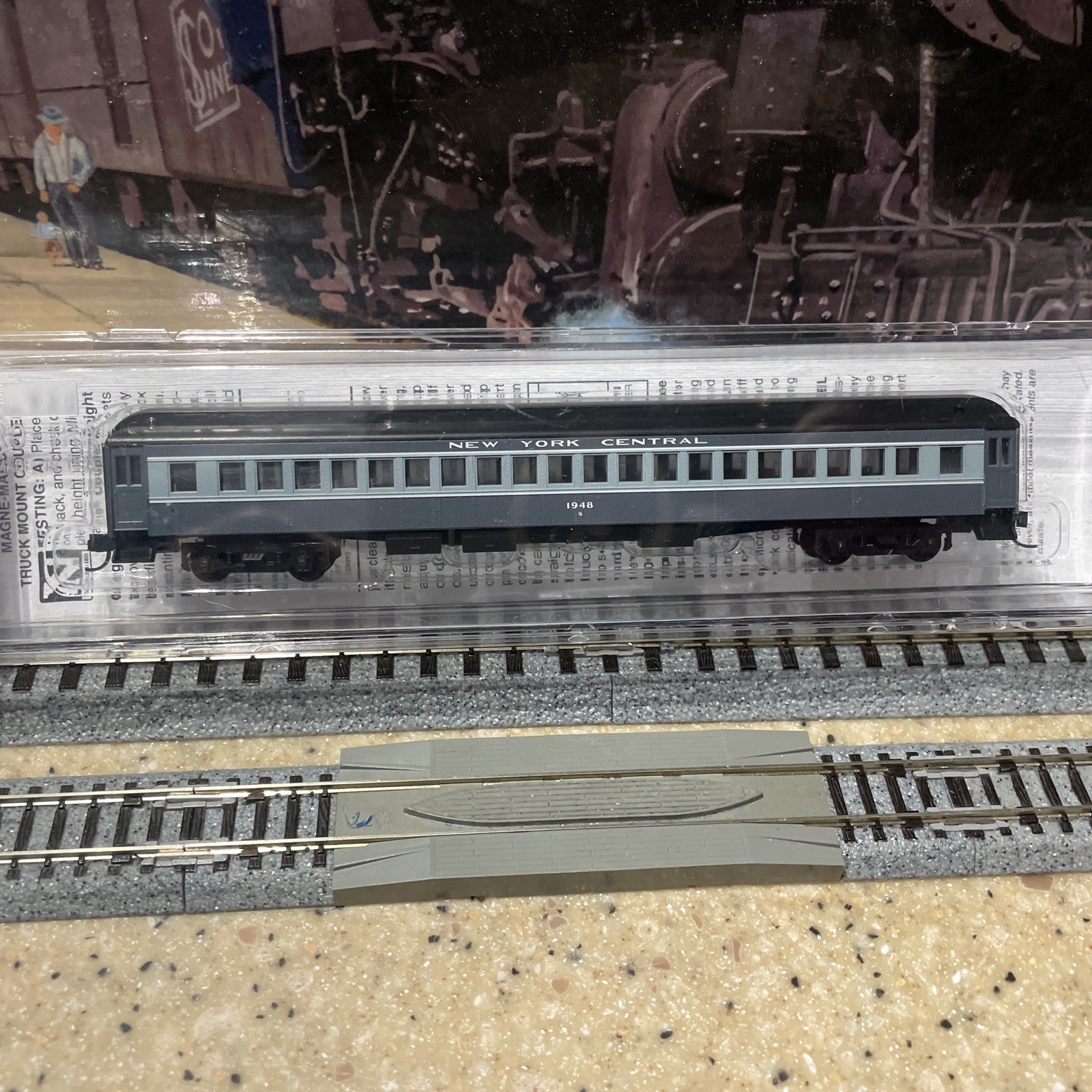 Micro-Trains 160 00 130 78' Heavyweight Single Window Coach NYC #1948 N Scale