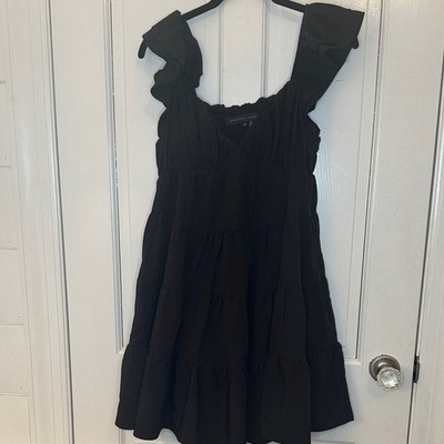 Endless Rose Black Tiered Dress size XS EUC