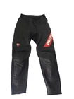 Ducati Mens Leather Motorcycle Pants Size 42 Black CE Certified New Original