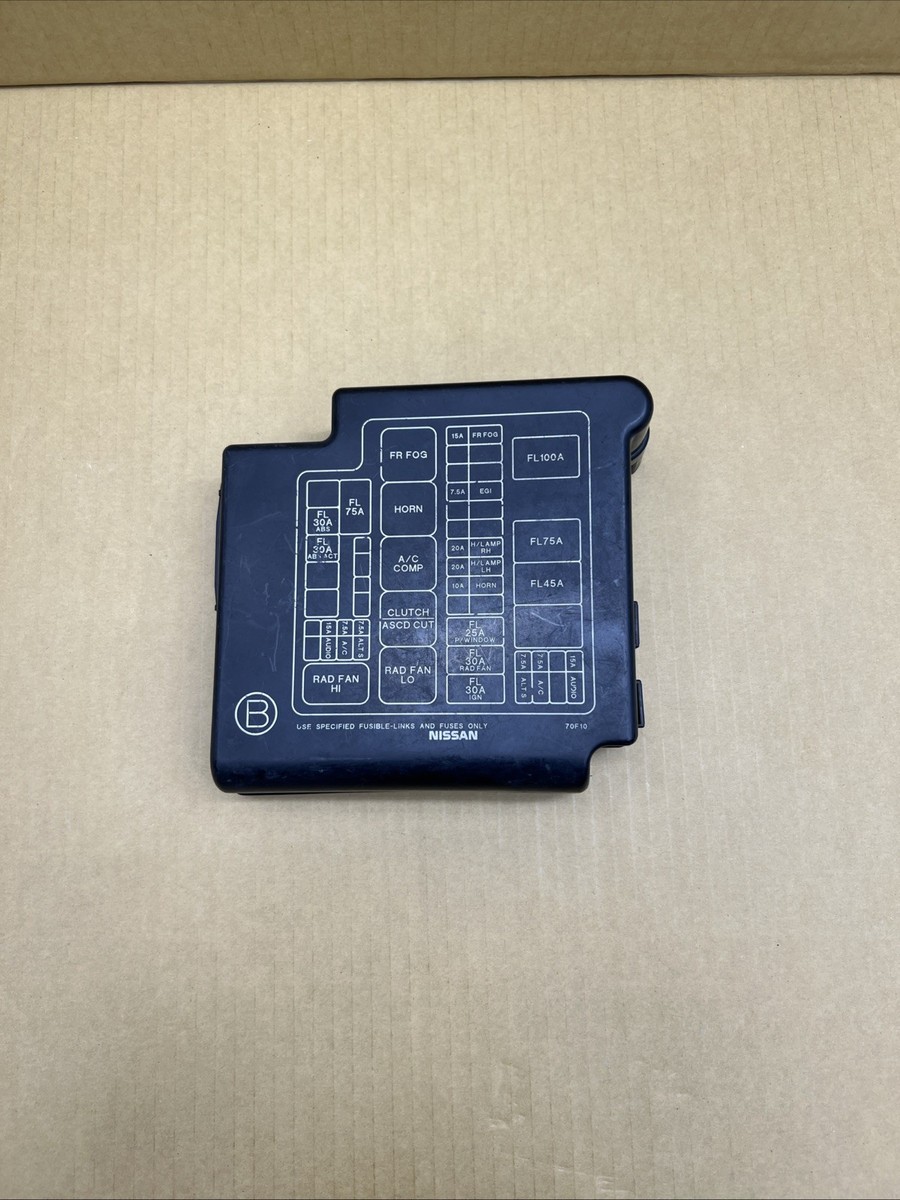 1995-1998 Nissan 240sx S14 OEM Engine Bay Fuse Box Cover Lid Zenki