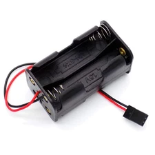 4xAA Battery Holder Case Pack (Servo Plug)
