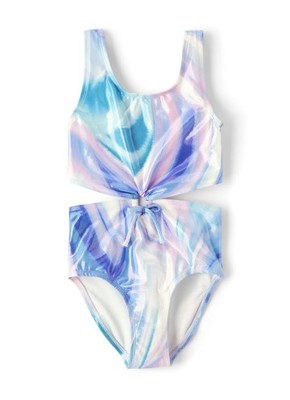 Sugar & Jade Tween Girls XL(16/18) Cut Out One Piece Scoop Neck Swimsuit