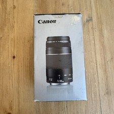 Canon EF 75-300mm f/4-5.6 III Zoom Lens DSLR Camera Lens W/Cap New In Open Box