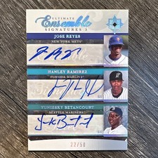 Reyes Ramírez Betancourt 2006 Upper Deck Ultimate Ensemble Signatures 3 22/50