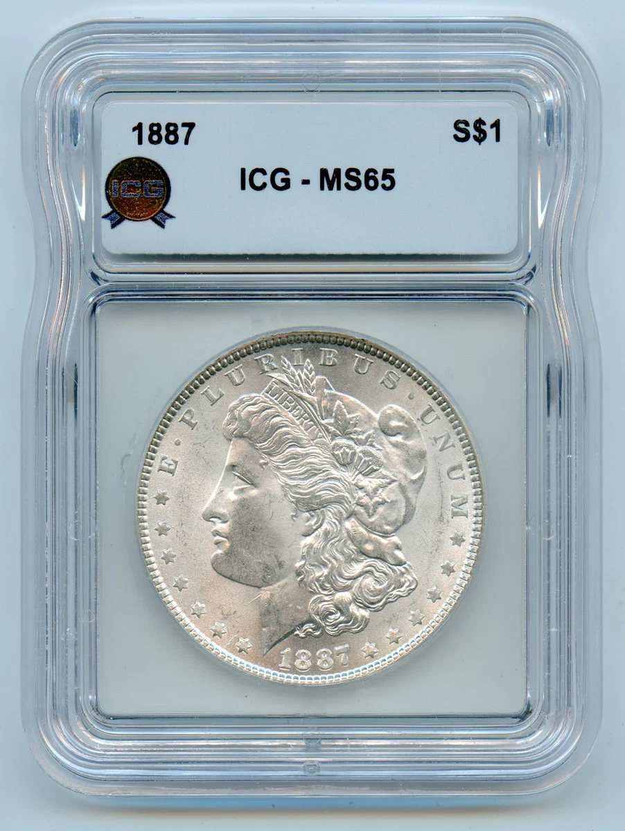 1887 Year Grade MS 65 Morgan Dollars (1878-1921) for sale | eBay