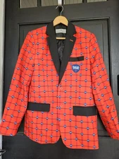Samuel Adams Blazer Men's M Grt Decked Out Christmas Beer Gift Promo
